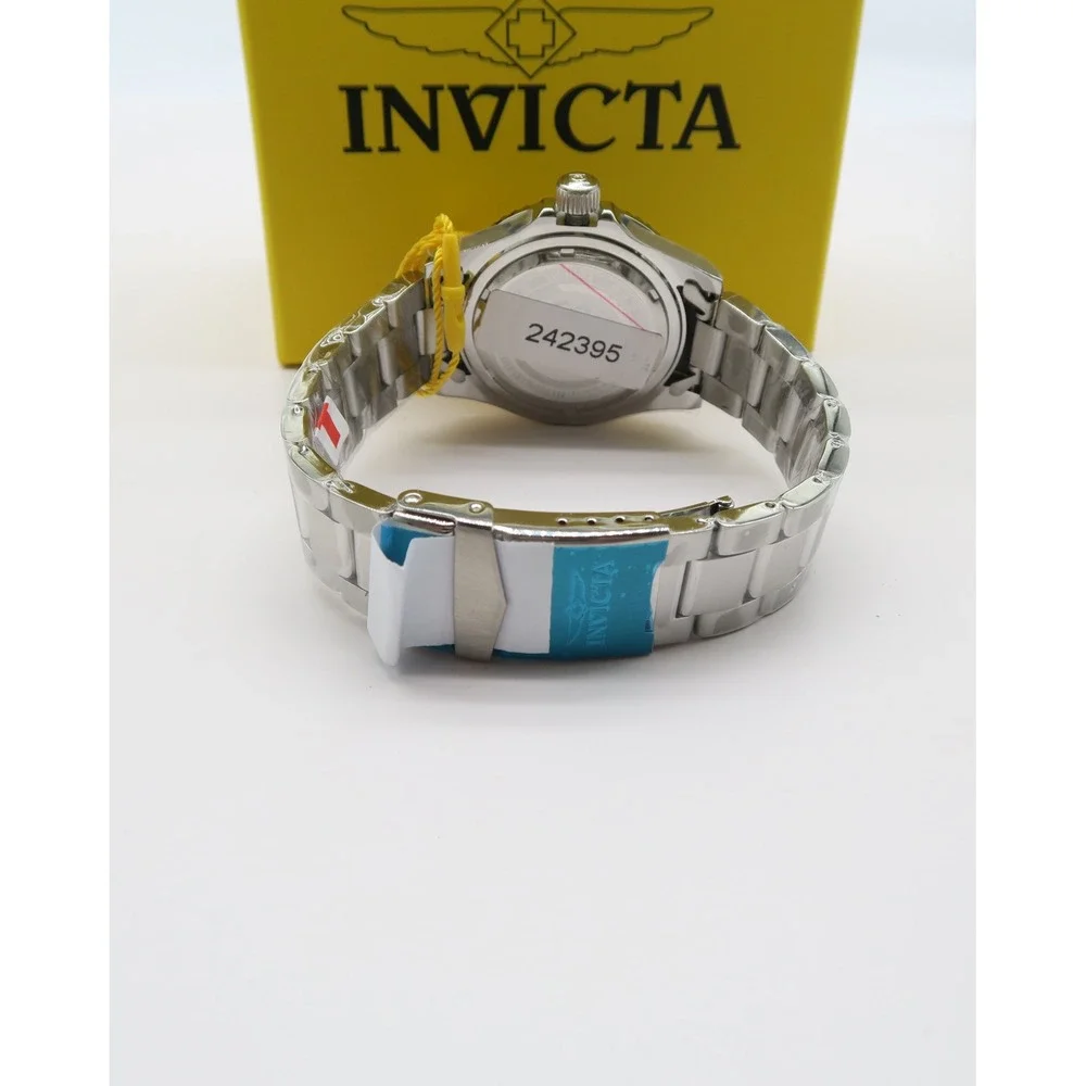 Invicta Pro Diver Aurenova 40mm Turquoise Dial Stainless Steel Watch Black Bezel